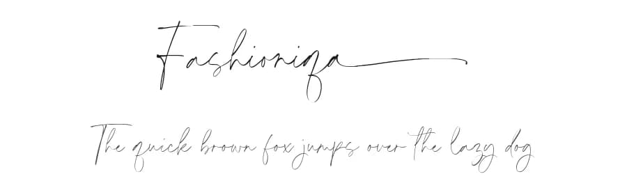 Fashioniqa by Timur Type — Script Handwritten Font — preview 1