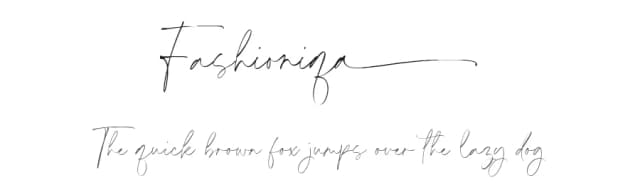 Fashioniqa by Timur Type — Script Handwritten Font