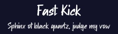 Fast Kick by Pinisiart — Script Handwritten Font — thumbnail 2