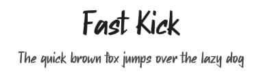 Fast Kick by Pinisiart — Script Handwritten Font — thumbnail 1