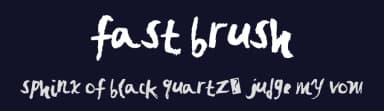 Fast Brush by Xerographer Fonts — Script Handwritten Font — thumbnail 2