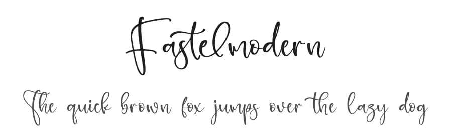 Fastelmodern by Letterena Studios — Script Handwritten Font
