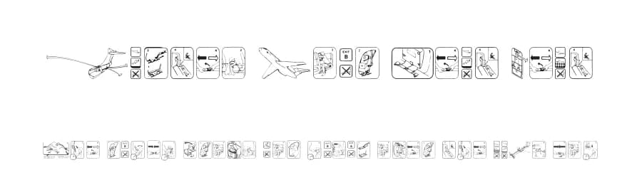 Fasten Your Seat Belt by pheist — Dingbats Font