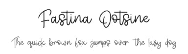 Fastina Ootsine by Letterafa Studio — Script Handwritten Font — thumbnail 1