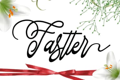 Fastter Font by Sinfa.co — Script Handwritten Font — thumbnail 1