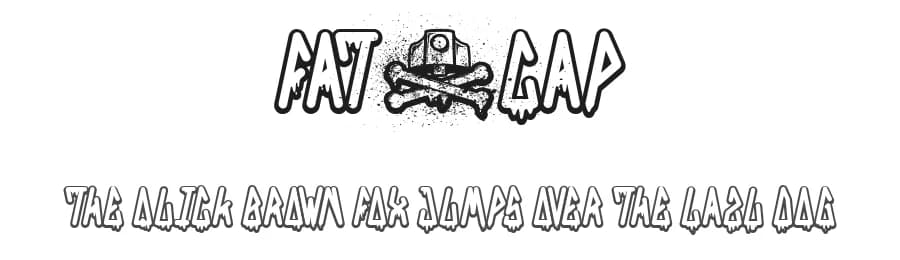 Fat&Cap by Qkila — Script Handwritten Font