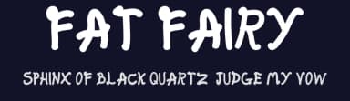 Fat Fairy by Shane Sayers — Script Handwritten Font — thumbnail 2