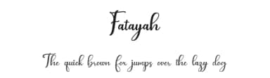 Fatayah by YonType Studio — Script Handwritten Font — thumbnail 1