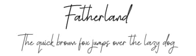 Fatherland by Bluestype Studio — Script Handwritten Font — thumbnail 1
