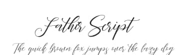 Fathir Script by Abo Daniel Studio — Script Handwritten Font — thumbnail 1