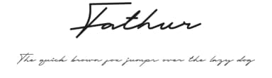 Fathur by PutraCetol Studio — Script Handwritten Font — thumbnail 1