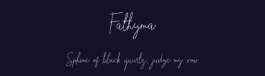Fathyma by Hamzah Muhamad Ihsan — Script Handwritten Font — thumbnail 2