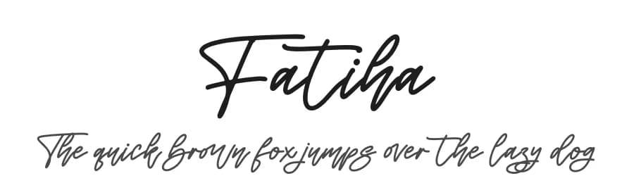 Fatiha by Letterena Studios — Script Handwritten Font