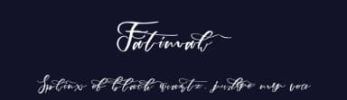 Fatimah by Mariyana — Script Handwritten Font — thumbnail 2