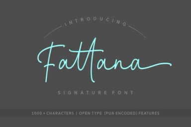 Fattana Font by Rifki (7ntypes) — Script Handwritten Font — thumbnail 1