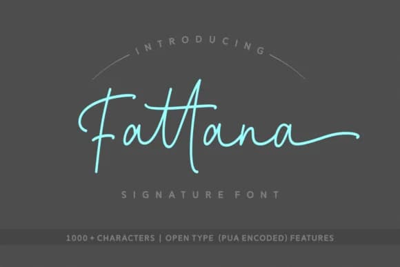 Fattana Font by Rifki (7ntypes) — Script Handwritten Font