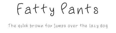 Fatty Pants by Isa Aplicano — Script Handwritten Font — thumbnail 1