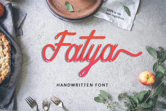 Fatya Font by Justlett — Script Handwritten Font