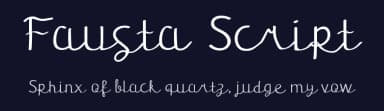 Fausta Script by LetterCraft Studio — Script Handwritten Font — thumbnail 2
