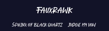 Fauxrawk by Maulana Creative — Script Handwritten Font — thumbnail 2