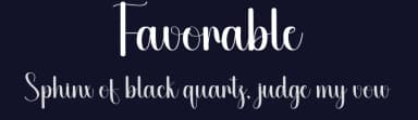 Favorable by Scratchones — Script Handwritten Font — thumbnail 2