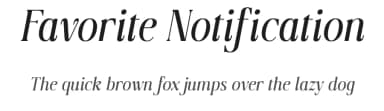 Favorite Notification by Prioritype Co — Serif Font — thumbnail 1