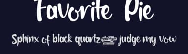 Favorite Pie by Noah Type — Script Handwritten Font — thumbnail 2