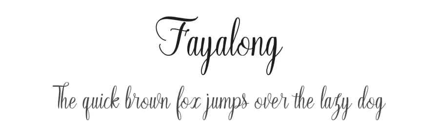 Fayalong by Muhammad Muzammil — Script Handwritten Font