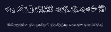 FB Autumn Doodles by Font Bundles — Dingbats Font — thumbnail 2
