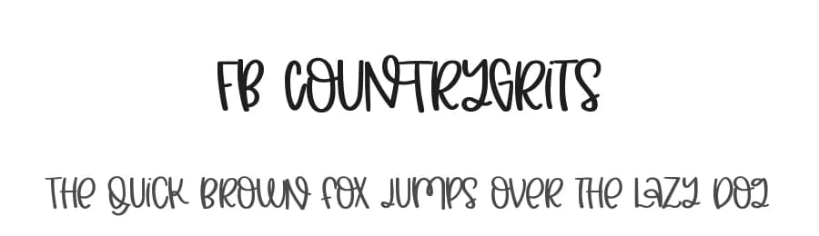 FB CountryGrits by Font Bundles — Script Handwritten Font