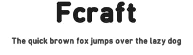 Fcraft by Fabricio Alves — Sans Serif Font — thumbnail 1