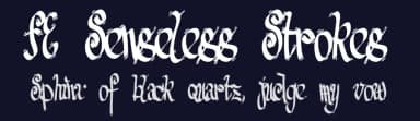 FE Senseless Strokes by Font Environment — Script Handwritten Font — thumbnail 2
