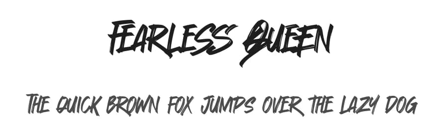 Fearless Queen by Gassstype — Script Handwritten Font
