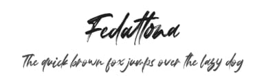 Fedattona by Letterena Studios — Script Handwritten Font — thumbnail 1