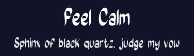 Feel Calm by Rangkai Aksara — Script Handwritten Font — thumbnail 2