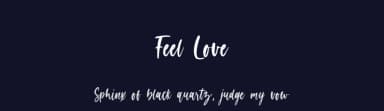 Feel Love by Fikryal studio — Script Handwritten Font — thumbnail 2
