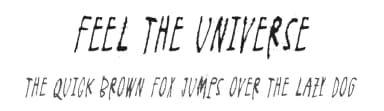 Feel the universe by Juha Korhonen — Script Handwritten Font — thumbnail 1