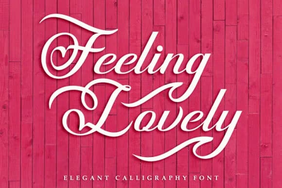 Feeling Lovely Font by Subectype — Script Handwritten Font