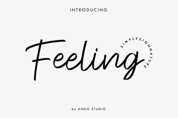 Feeling Signature Font by 78soeef Design — Script Handwritten Font