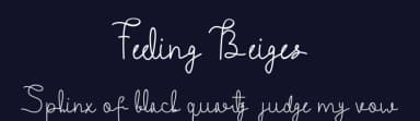 Feeling Beiges by Hishand Studio — Script Handwritten Font — thumbnail 2