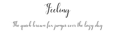 Feeling by Creative Lab — Script Handwritten Font — thumbnail 1