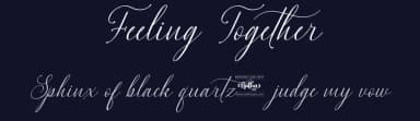 Feeling Together by Nathatype — Script Handwritten Font — thumbnail 2