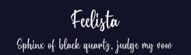 Feelista by Blankids — Script Handwritten Font — thumbnail 2