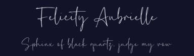 Felicity Aubrielle by Timur Type — Script Handwritten Font — thumbnail 2