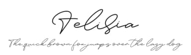 Felisia by Integritype Studio — Script Handwritten Font — thumbnail 1