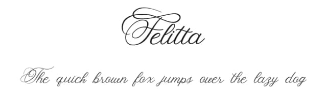 Felitta by zainstudio — Script Handwritten Font