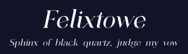 Felixtowe by VampStudio — Sans Serif Font — thumbnail 2