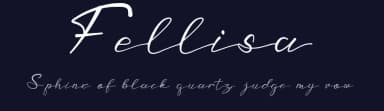 Fellisa by Ronny Studio — Script Handwritten Font — thumbnail 2