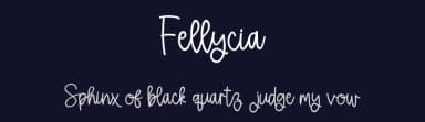 Fellycia by Bale — Script Handwritten Font — thumbnail 2