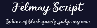 Felmay Script by Viswell Studio — Script Handwritten Font — thumbnail 2